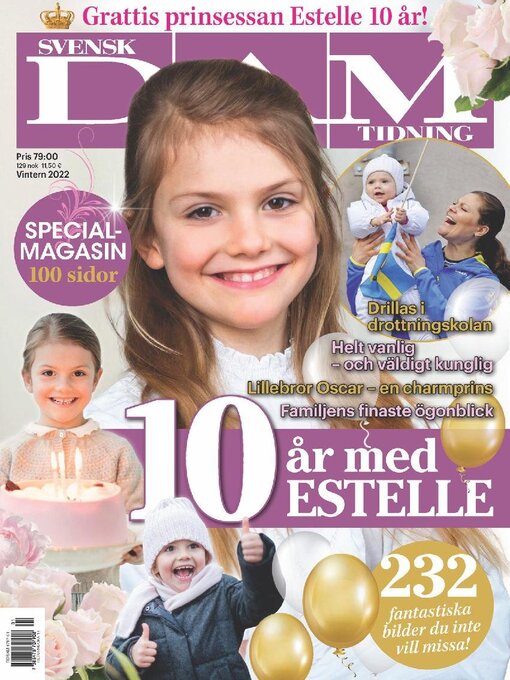 Image de couverture de Svensk Damtidning special: Svensk Damtidning Special - Estelle 10 ar 2022